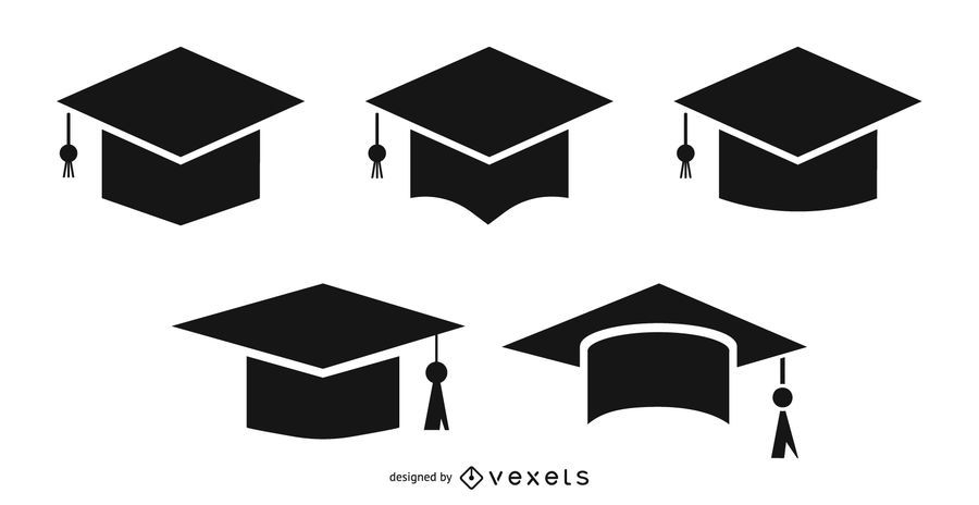 Download Graduation Cap And Tassel Set - Vector Download