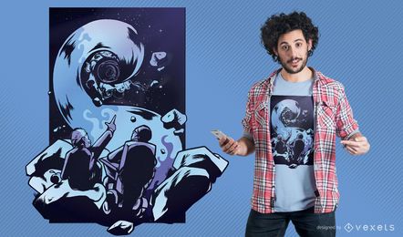 BlackHole T-Shirt Design BlackHole T-Shirt Design
