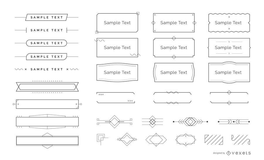 Minimalist Ornament Pack Minimalist Ornament Pack