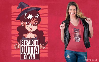 Diseño de camiseta Witch Coven Diseño de camiseta Witch Coven
