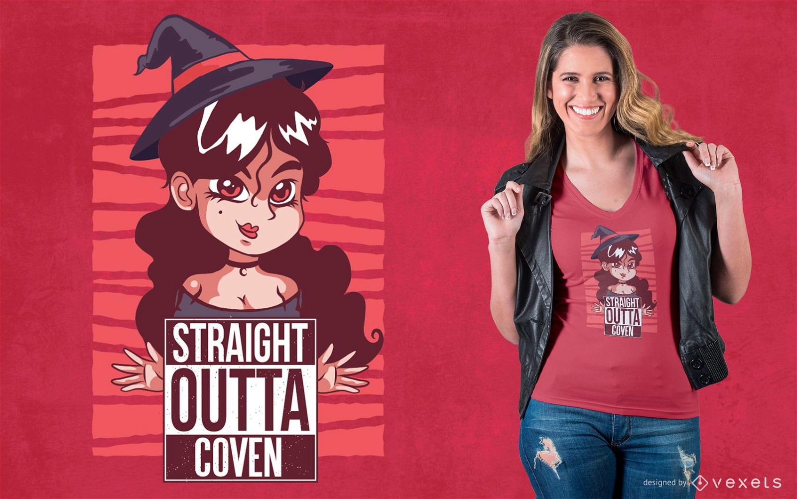 Design de t-shirt Witch Coven