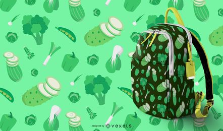 Green Vegetables Pattern Green Vegetables Pattern