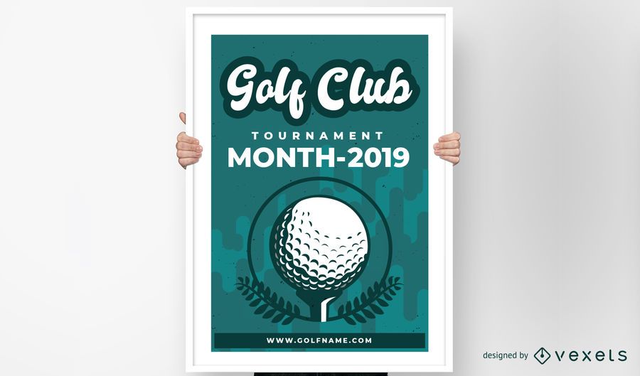 Golf Club Poster Design Golf Club Poster Design