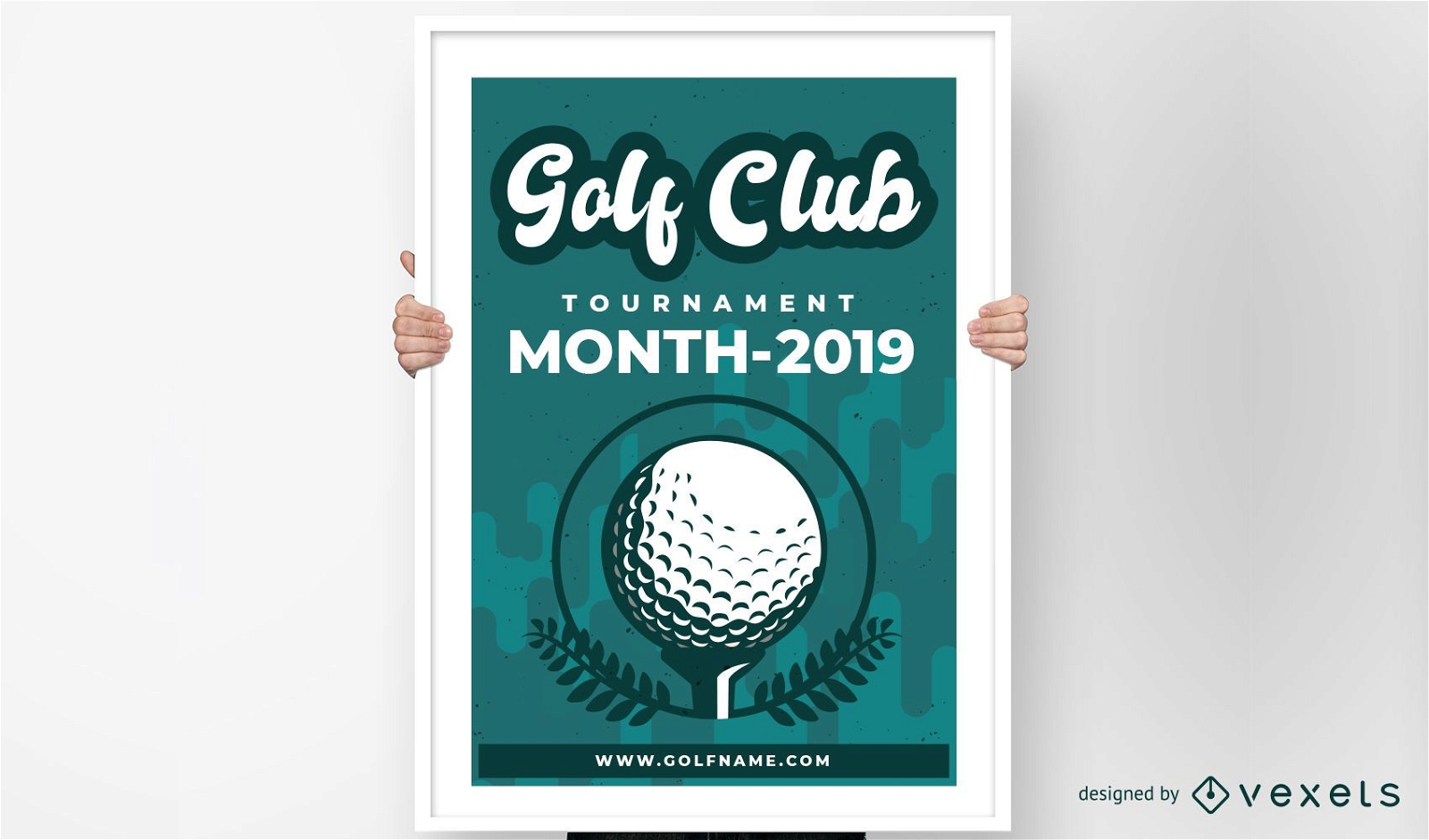 Golf Club Poster Design 