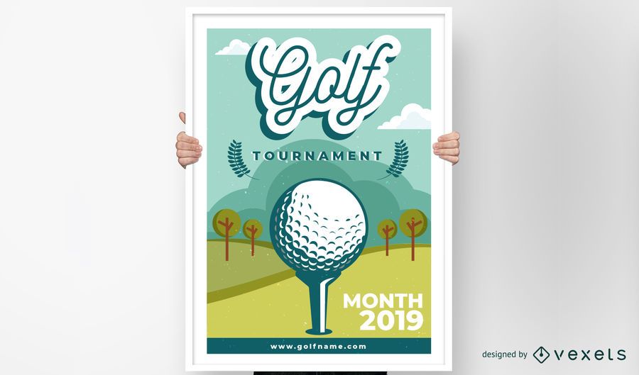 Golf Club Tournament Poster Design Golf Club Tournament Poster Design