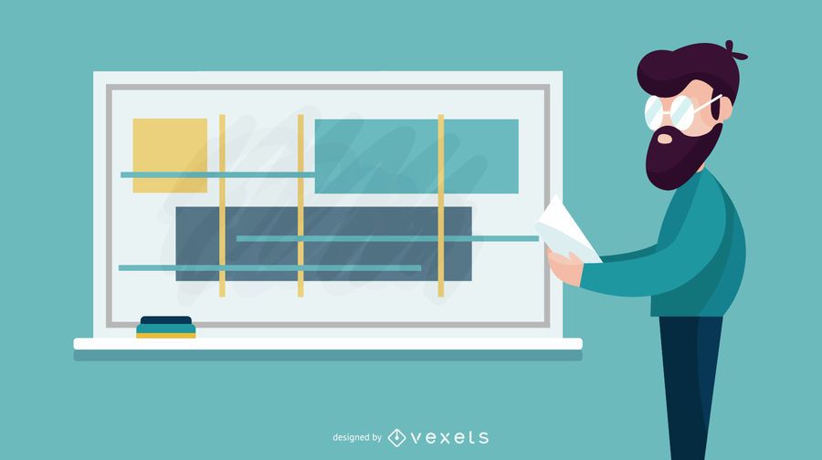 Male Teacher Illustration Male Teacher Illustration