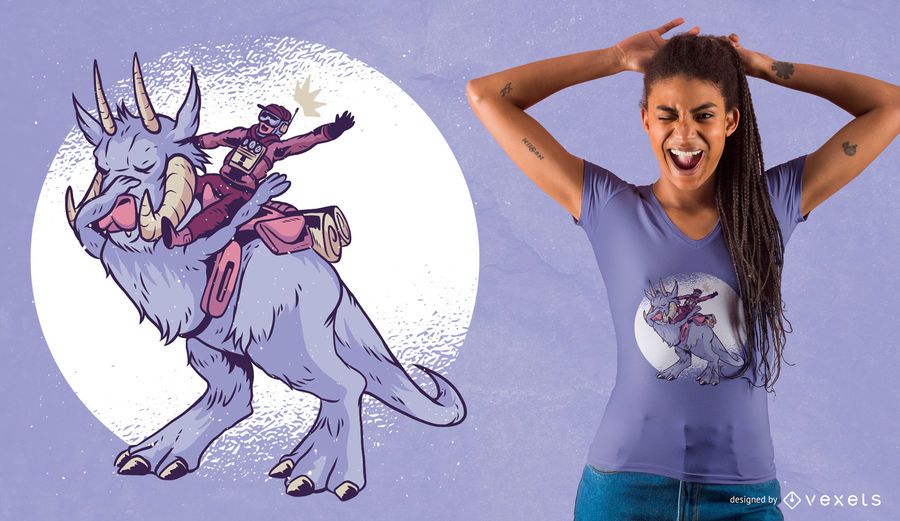 Dabbing Monster T-Shirt Design Dabbing Monster T-Shirt Design