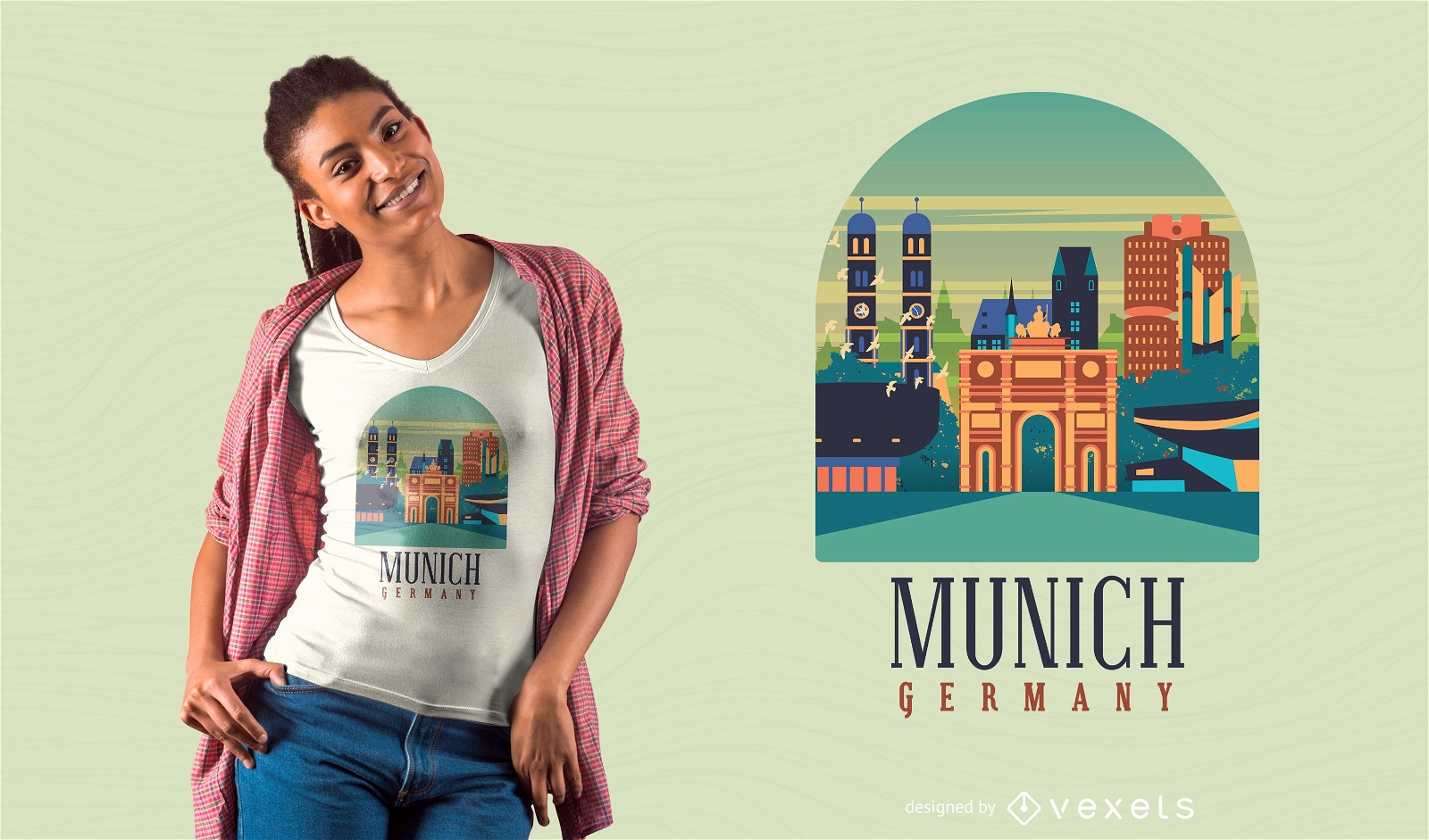München T-Shirt Design