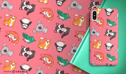 Cute Animal Pattern Design Cute Animal Pattern Design