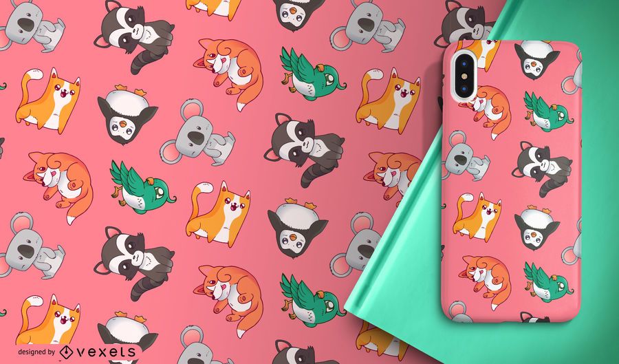 Cute Animal Pattern Design Cute Animal Pattern Design