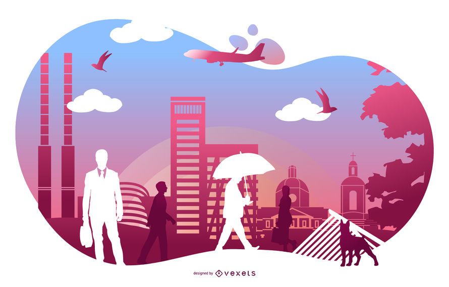 Dublin Art Styled Skyline Dublin Art Styled Skyline