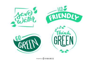 Environment Badges Set Environment Badges Set
