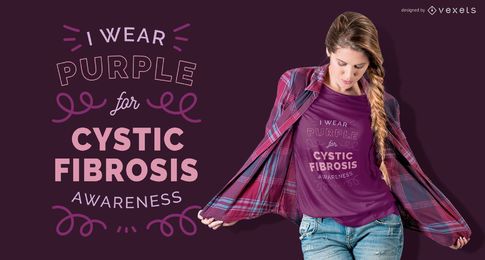Diseño de camiseta de fibrosis quística