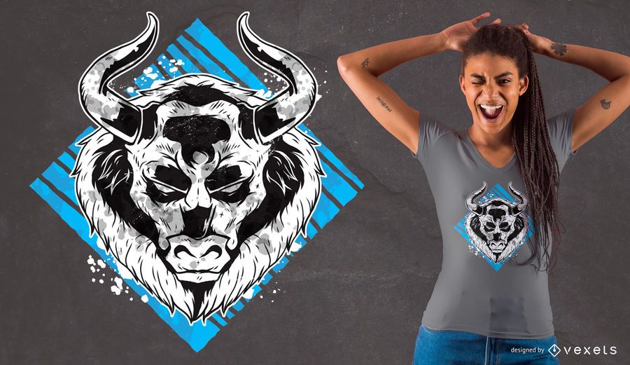 Angry Bull T-Shirt Design Angry Bull T-Shirt Design