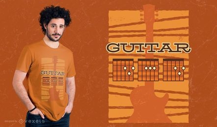 Gitarren-Vati-T-Shirt-Design