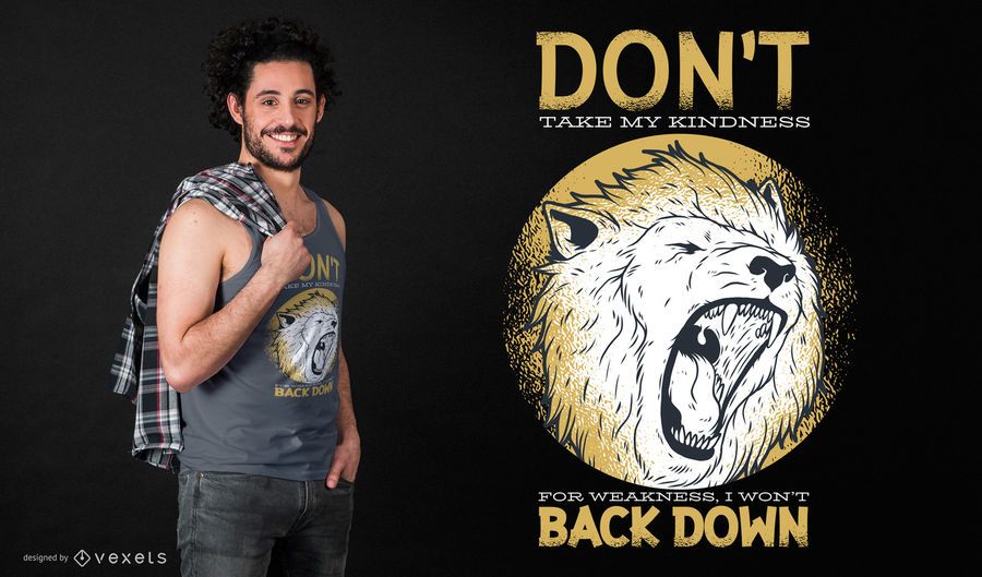 Diseño de la camiseta de la cita de la debilidad Diseño de la camiseta de la cita de la debilidad