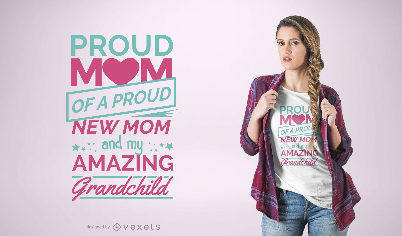Proud Mom Quote T-Shirt Design