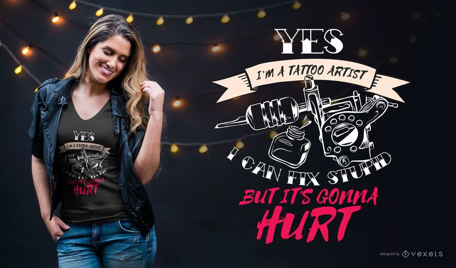 Tattoo Artist Quote T-Shirt Design Tattoo Artist Quote T-Shirt Design