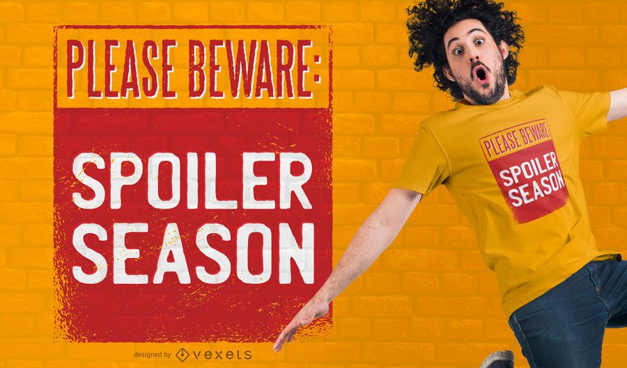 Spoiler Alert T-Shirt Design Spoiler Alert T-Shirt Design