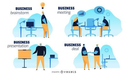 Ilustración del concepto de negocio