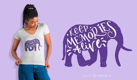Keep Memories Alive T-shirt Design Keep Memories Alive T-shirt Design