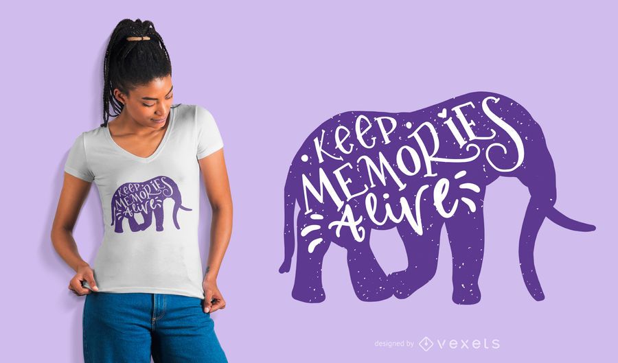 Mantenga Memories Alive camiseta de diseño Mantenga Memories Alive camiseta de diseño