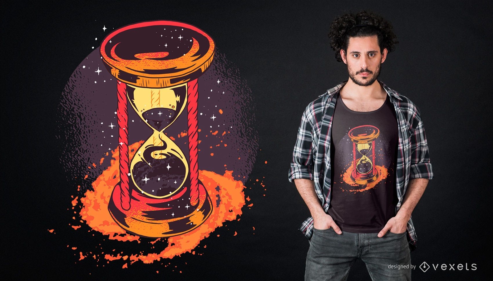 Hourglass T-shirt Design
