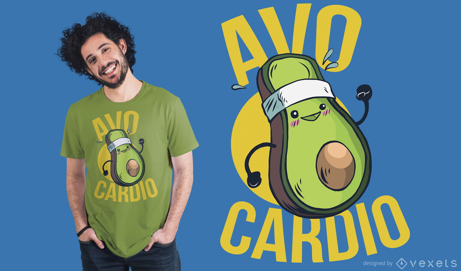 Diseño de camiseta Avocardio