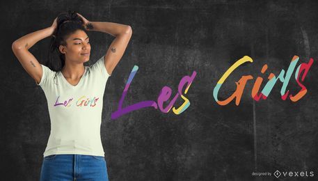 Diseño de camiseta de cita de chicas francesas