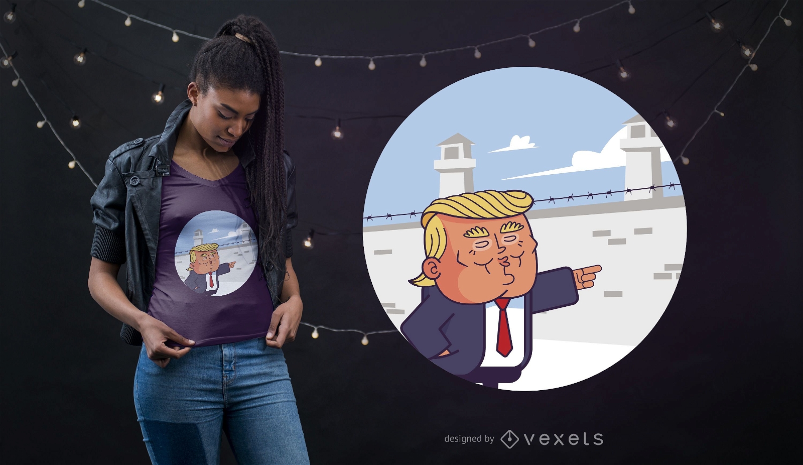 Donald Trump Wand T-Shirt Design