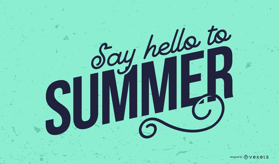 Summer Lettering Banner Summer Lettering Banner
