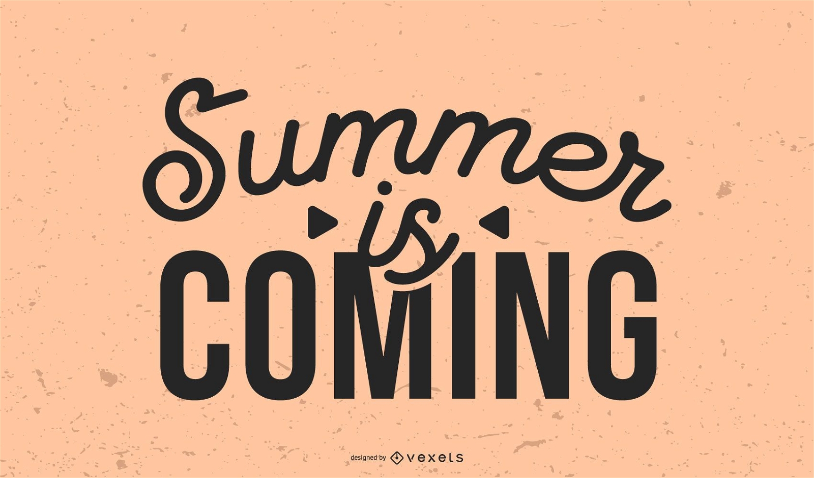 Summer is coming graphic title