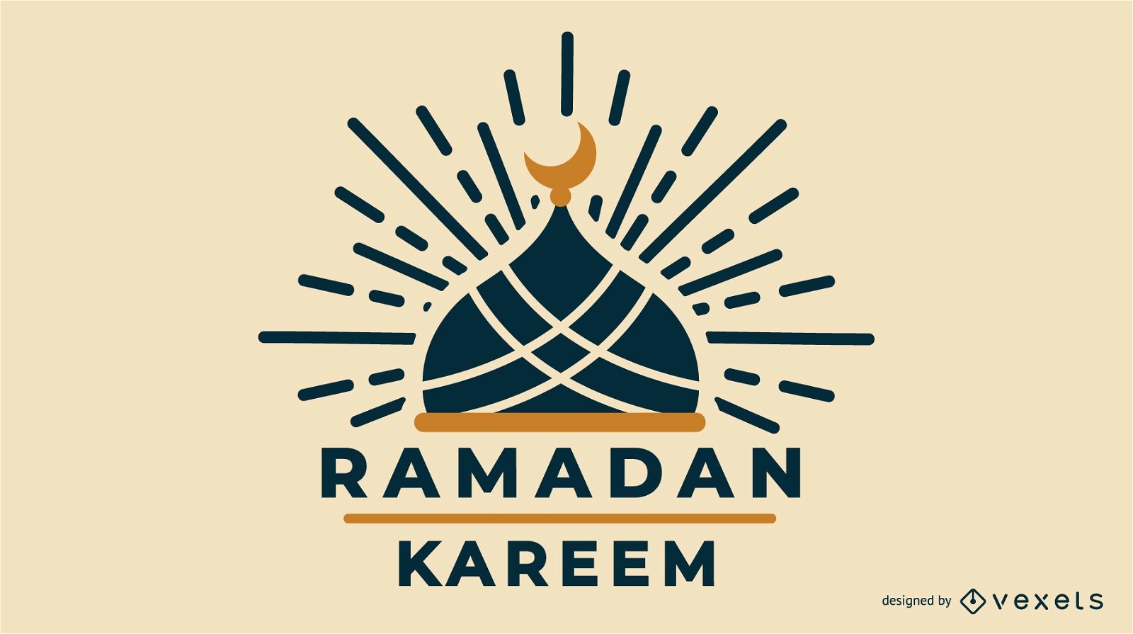 Design muçulmano do Ramadã