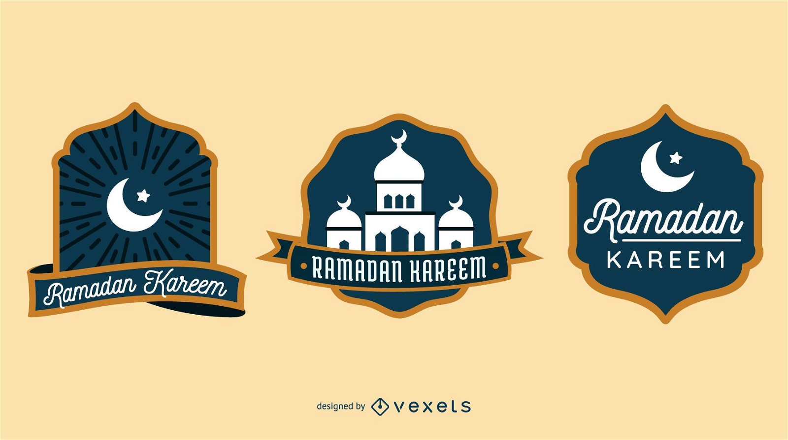 Coleção de emblemas do Ramadã