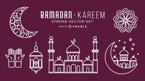 Conjunto de vectores de movimiento de Ramadán