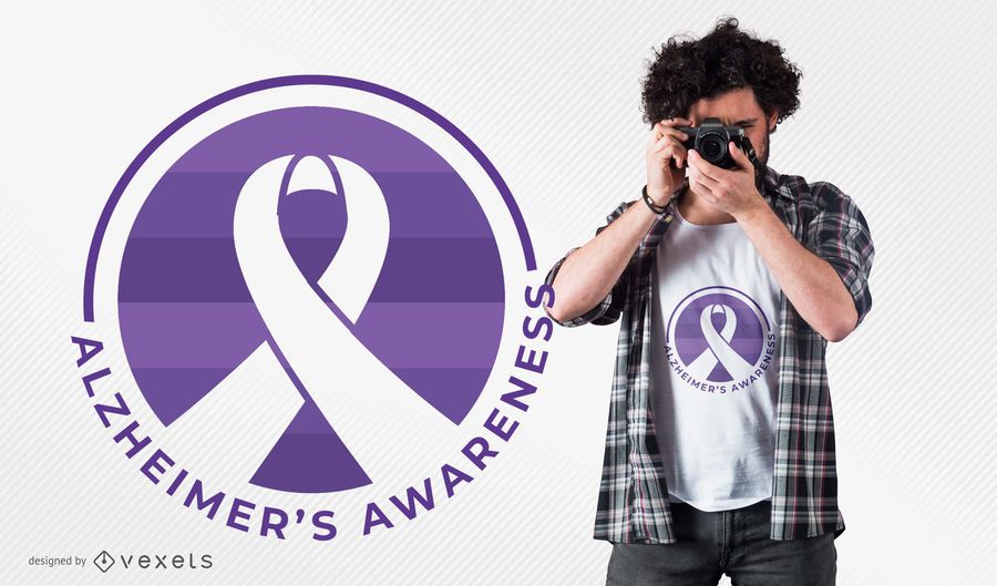 Alzheimer's awareness t-shirt design Alzheimer's awareness t-shirt design