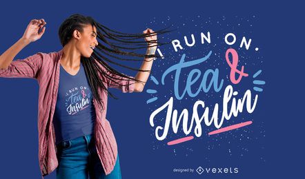 Insulin Quote t-shirt design Insulin Quote t-shirt design