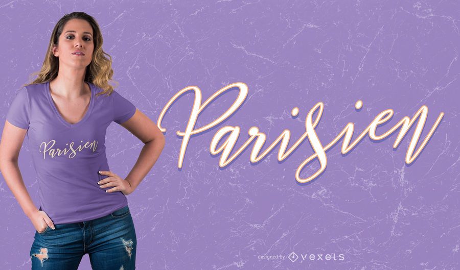 Design de Camiseta Parisien Design de Camiseta Parisien
