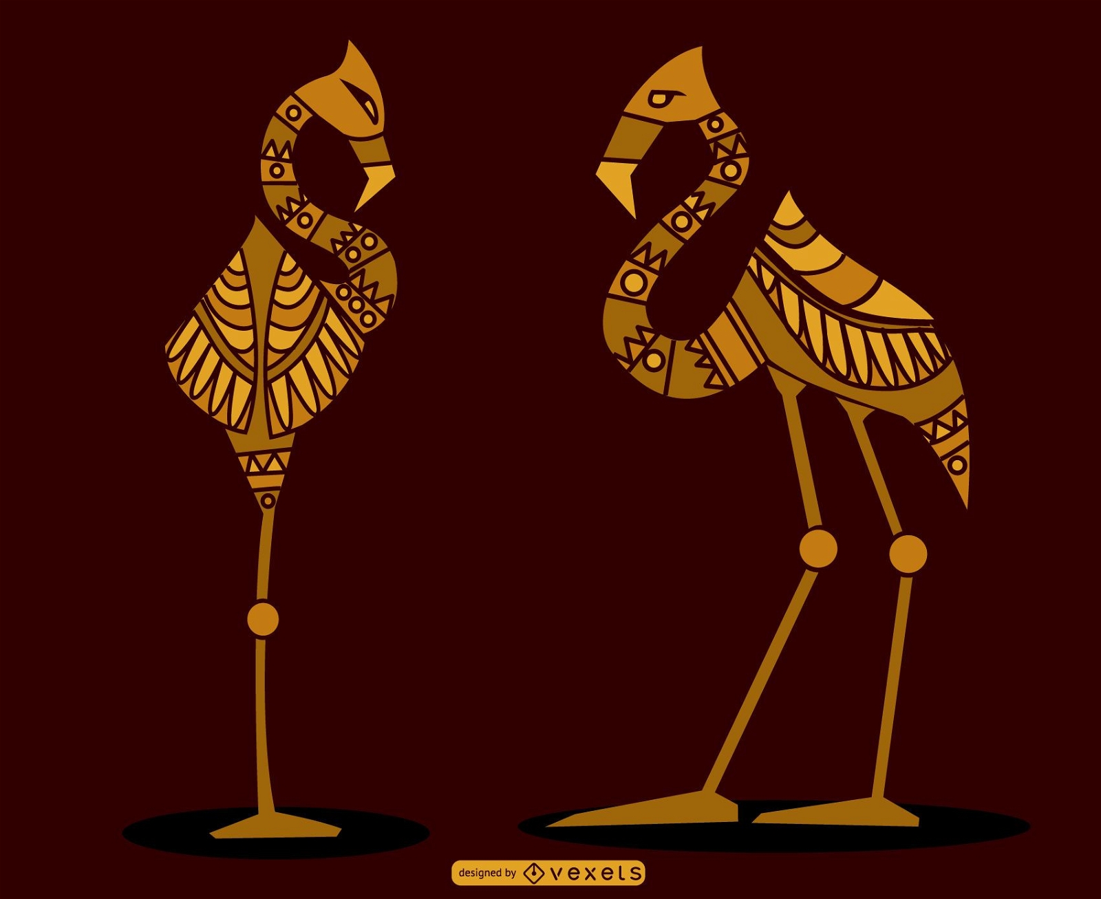 Ägyptische Flamingos