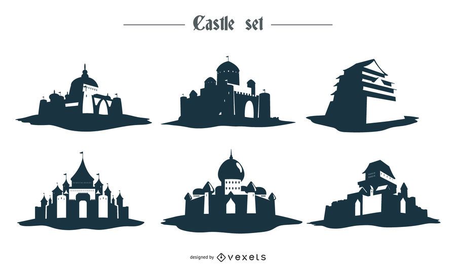 Castle Silhouette Design Castle Silhouette Design