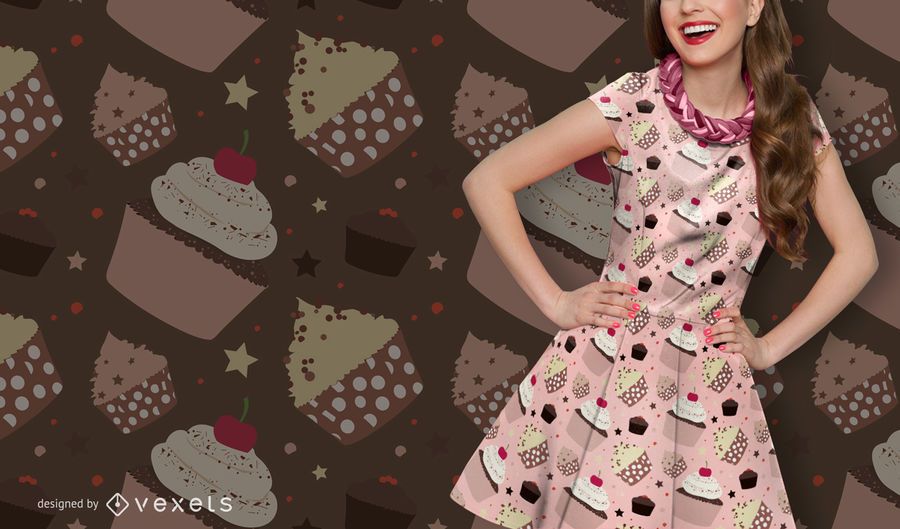 Cupcake und Muffin-Muster Cupcake und Muffin-Muster