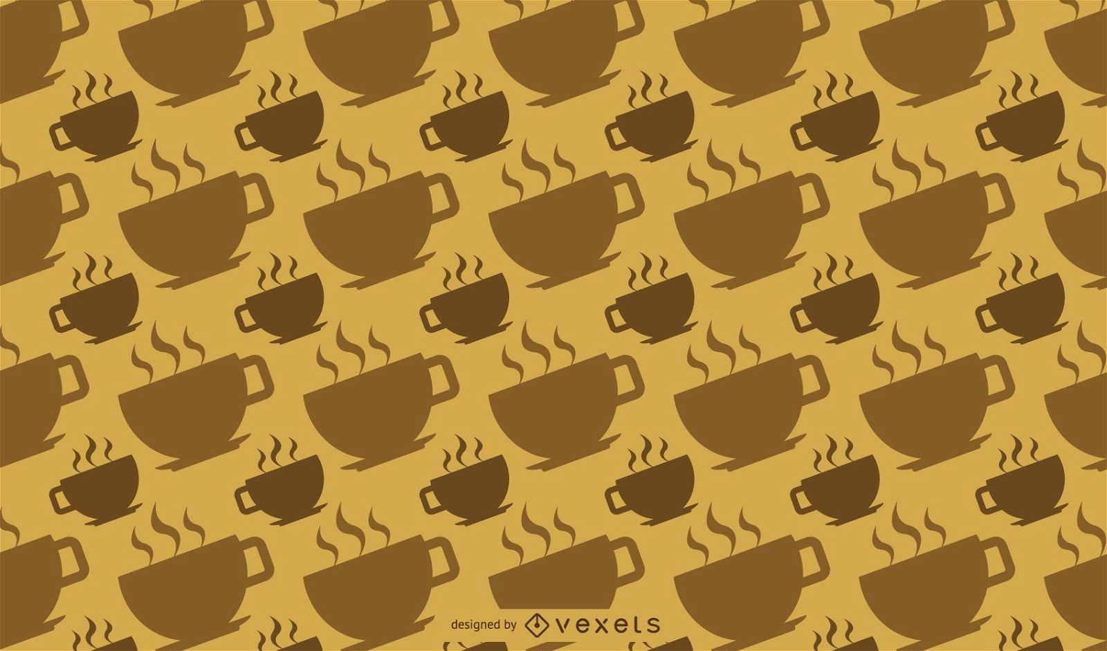 Hot Coffee Cup Pattern