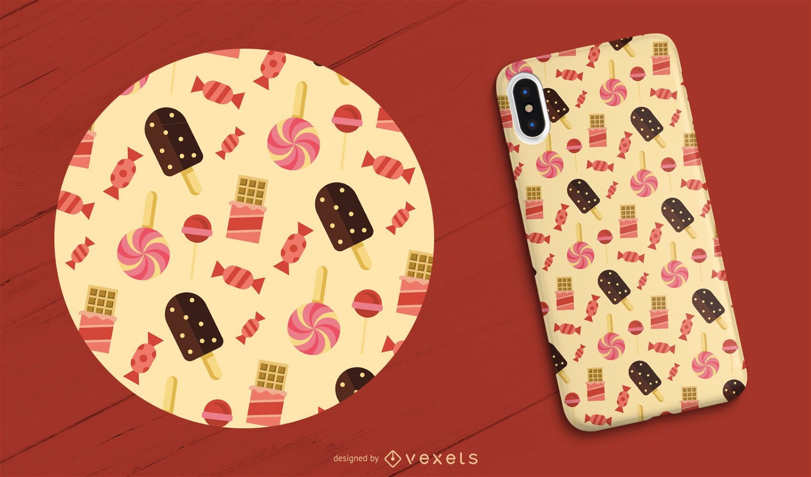 Sweets and candies phone case