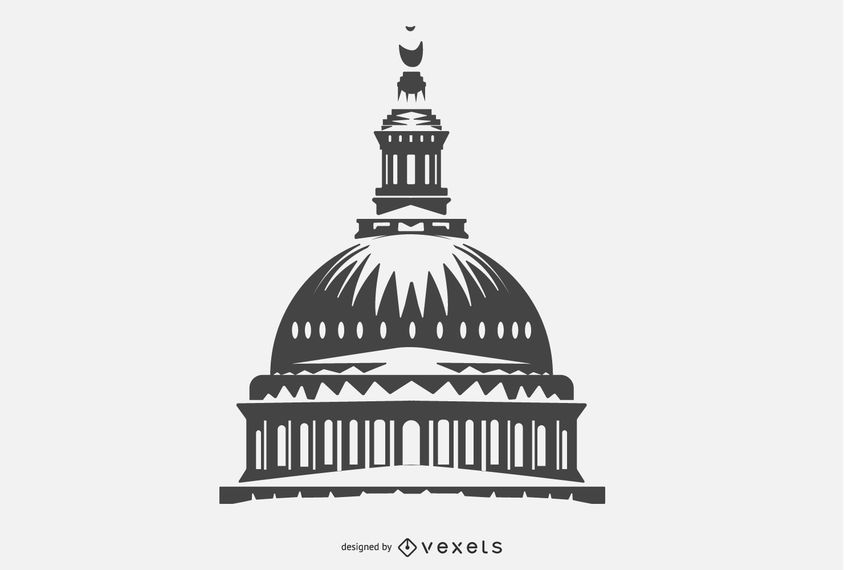 Building Dome Silhouette Design Building Dome Silhouette Design