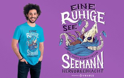 Kraken Sea Tshirt Design Kraken Sea Tshirt Design