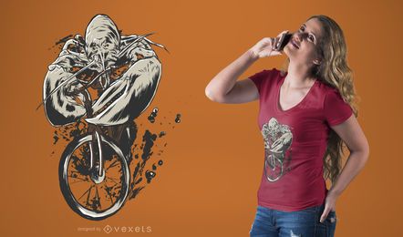 Lobster Riding Bicycle T-Shirt Design Lobster Riding Bicycle T-Shirt Design