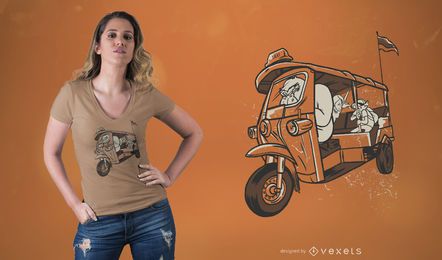 Diseño de camiseta Gorilla Taxi Diseño de camiseta Gorilla Taxi