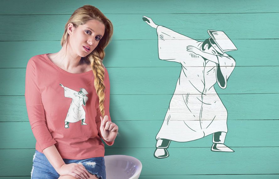 Student Dabbing T-shirt Design Student Dabbing T-shirt Design