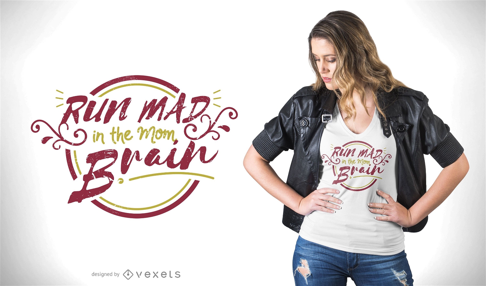 Mom Brain T-shirt Design