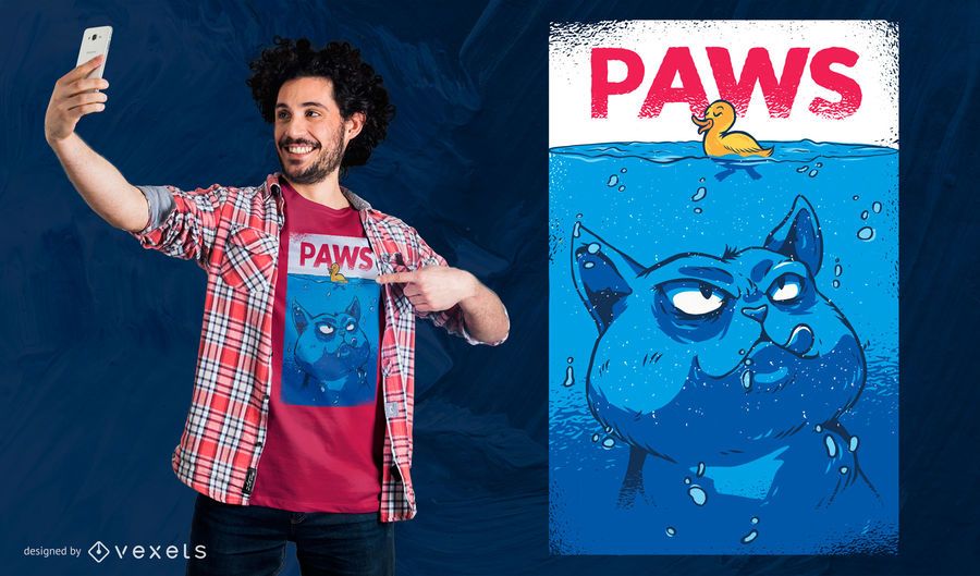 Paws T-shirt Design Paws T-shirt Design